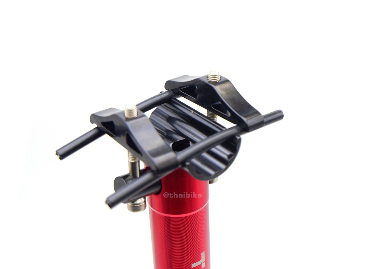 หลักอานตรงจักรยานอลูมิเนียม CNC ยี่ห้อ TOTTA รุ่นเบาพิเศษ