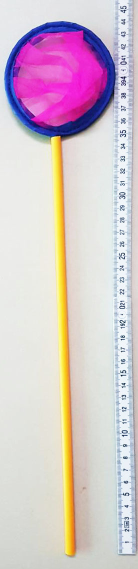 กระชอนตักลูกน้ำกลม ขนาด 3 นิ้ว ยาว 44 ซม.