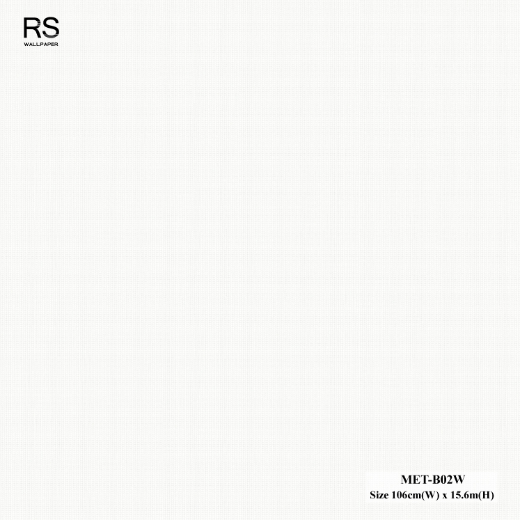 วอลเปเปอร์สีขาวควันบุหรี่ MET-B02W