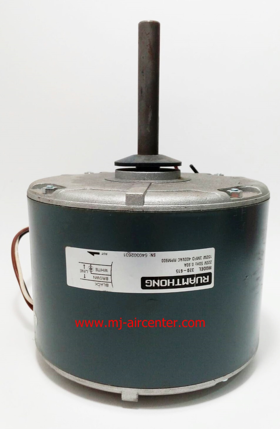 มอเตอร์คอยล์ร้อน 1/4 รวมทอง (กลม) (36,000-60,000 BTU)
