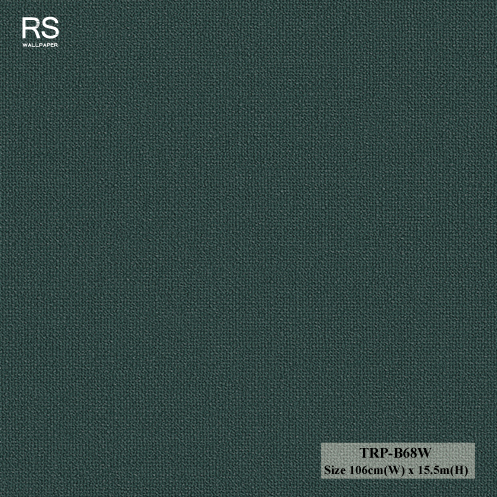 วอลเปเปอร์สีเขียวเข้ม TRP-B68W