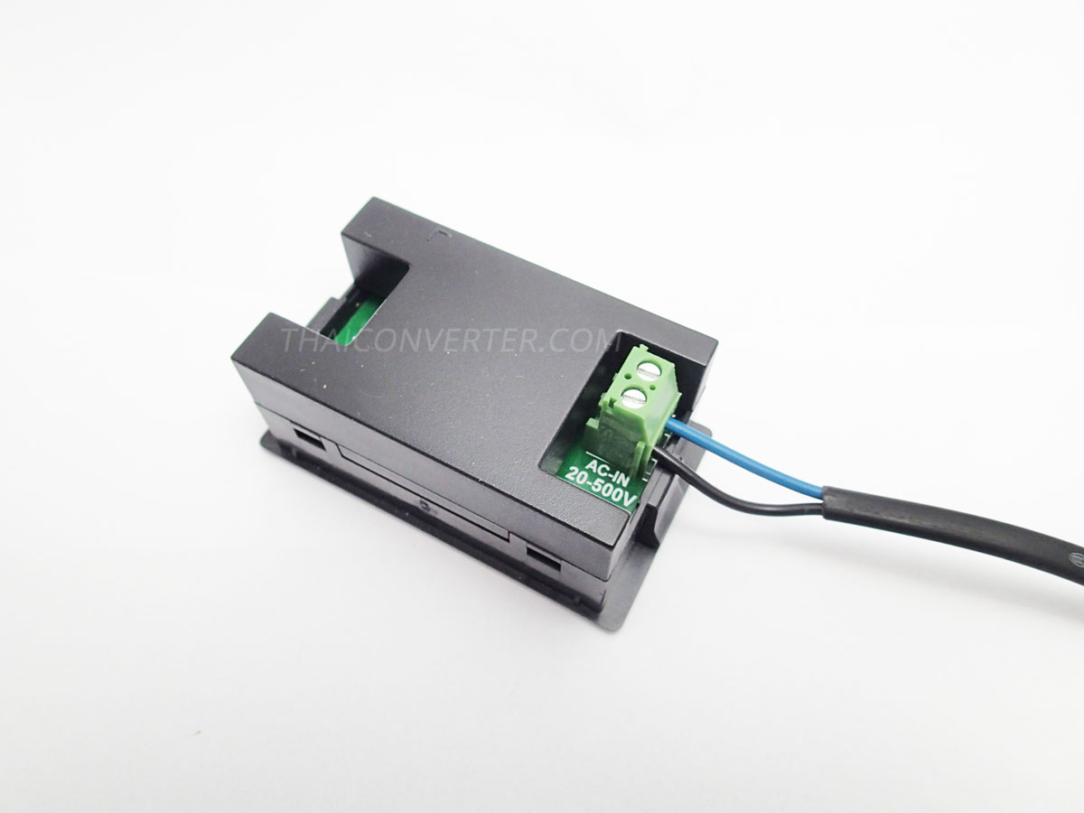 AC Digital Voltmeter 20-500V LCD with Blue Back-light