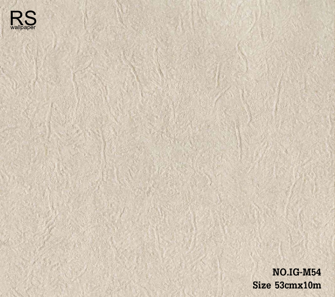วอลเปเปอร์สีพื้นขาวมุกกึ่งเงา แท็กเจอร์กระดาษสา มีกลิเตอร์วิ้งๆ IG-M54