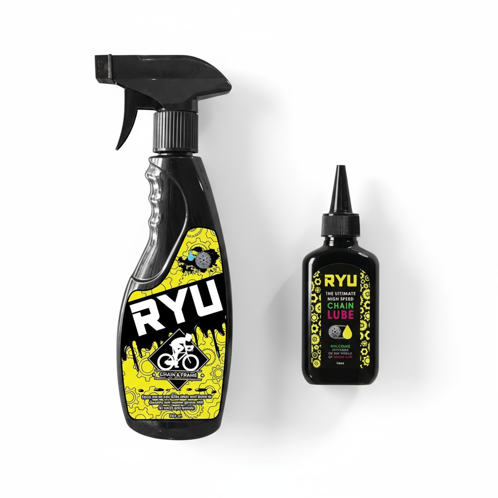 🧴 โปรแพ็คคู่สุดคุ้ม! น้ำยาล้างโซ่จักรยาน RYU + น้ำมันหล่อลื่นโซ่จักรยาน RYU