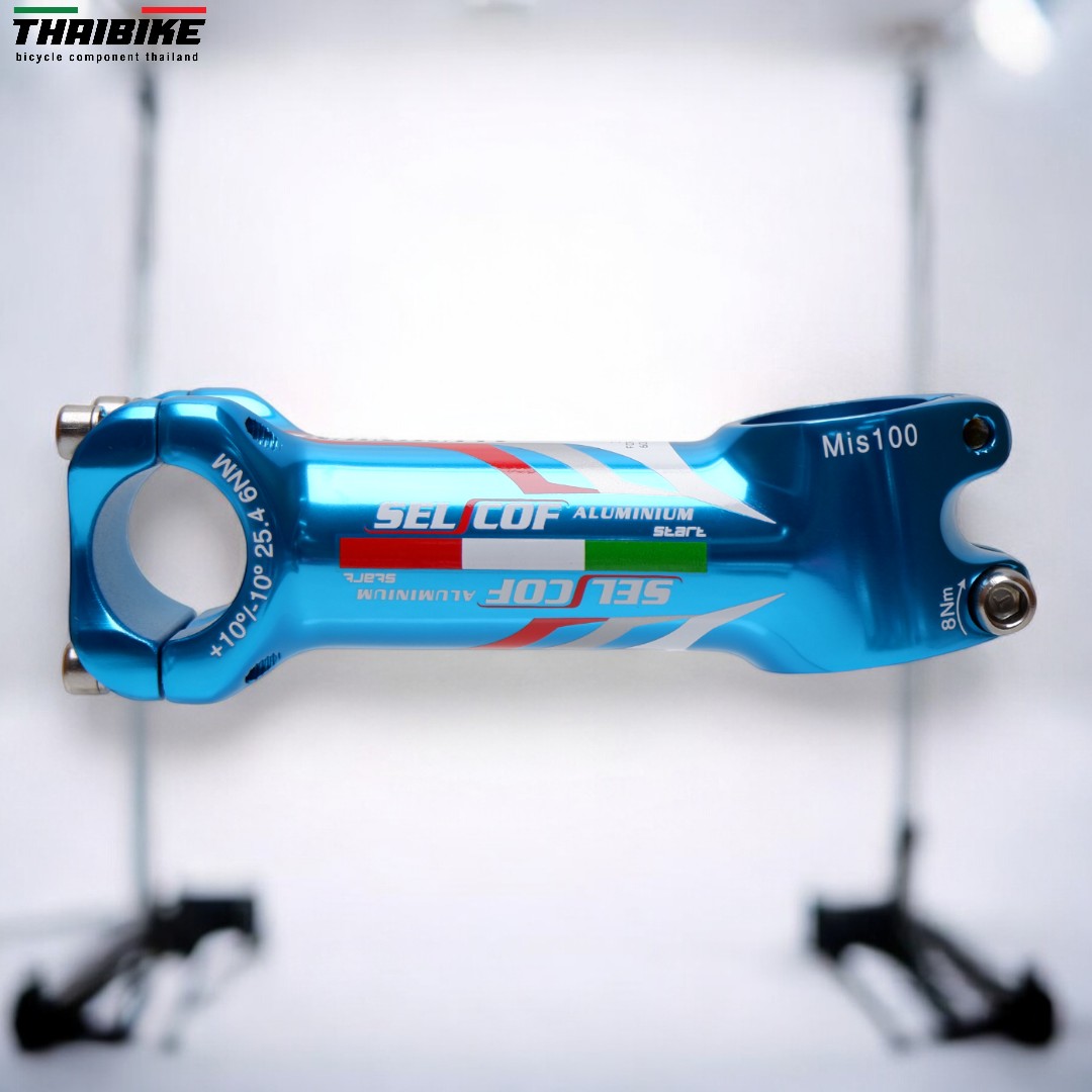 สเต็มจักรยานอลูมิเนียม +-10 ขนาดคอ 25.4/31.8 SELCOF KA052 KA053 3D FORGE