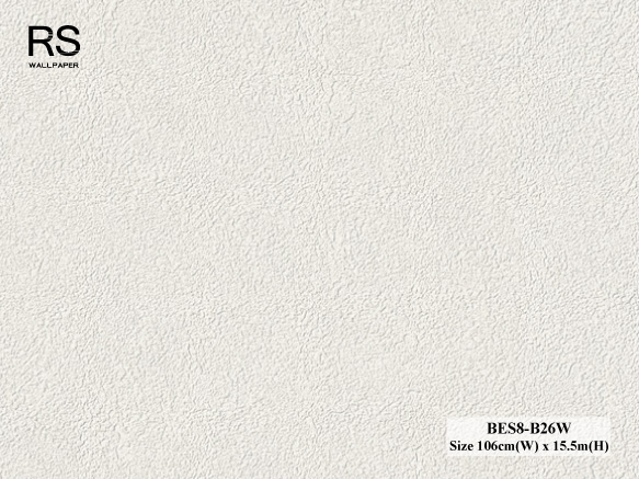 วอลเปเปอร์ลายปูนเปลือยคอนกรีต สีเทาอ่อน BES8-B26W
