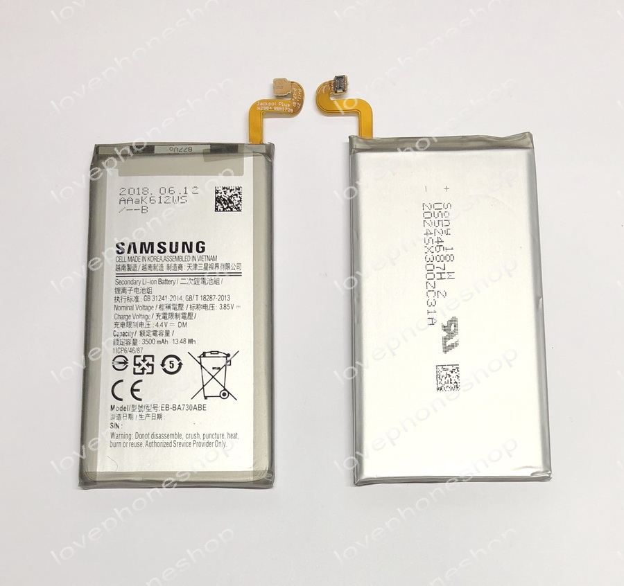 แบตเตอรี่ แท้ Samsung Galaxy A8 PLUS (A730) - EB-BA730ABE/3500mAh (ส่งฟรี)