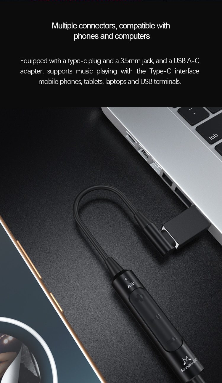 ขาย Soundmagic A30 แอมป์หูฟังพกพา แบบ Type C