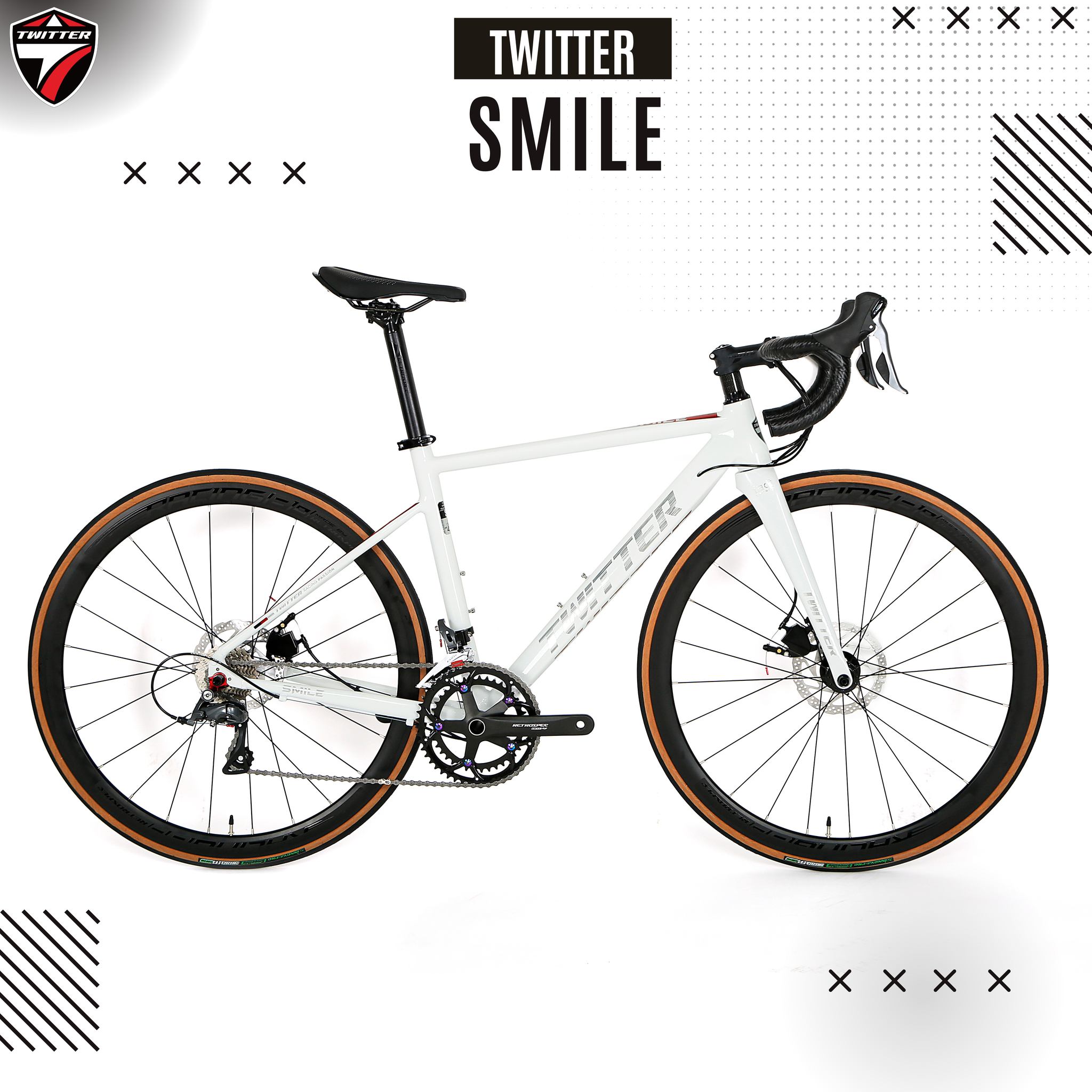 จักรยานเสือหมอบ อลูเบา TWITER รุ่น SMILE SHIMANO CLARIS(2023)/RS24SPD