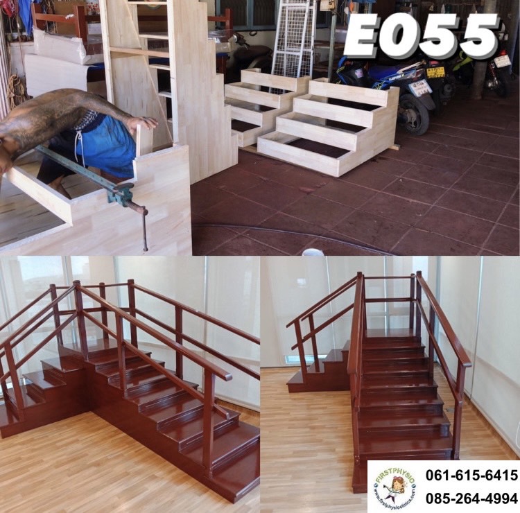 บันไดเข้ามุม 2 ทาง/Corner Style Staircase /E055