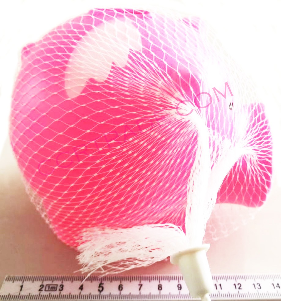 ออมสินหมูบินสีหวาน ถุงตาข่าย 11x12.5 ซม.