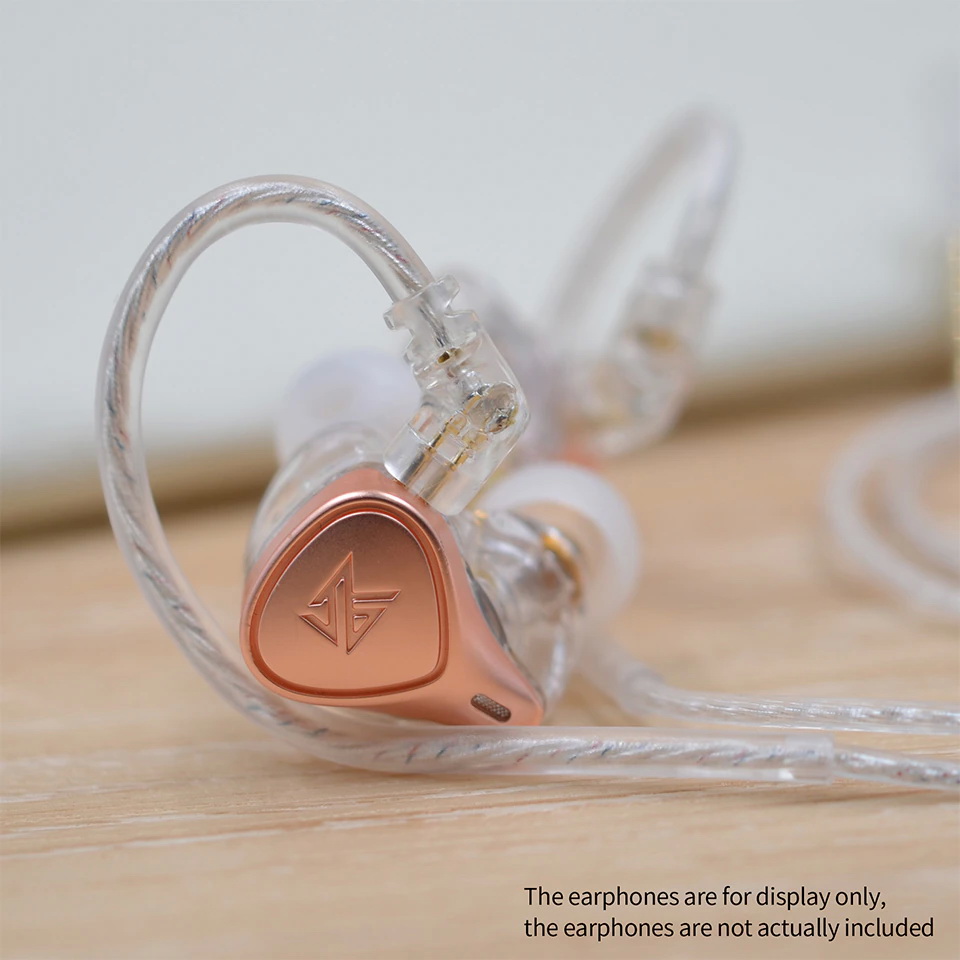 ขาย KZ New Silver สายอัพเกรดหูฟังชุบเงินถัก สาย Flat รุ่นล่าสุด