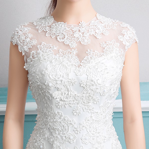 BR324 **พรีออเดอร์**ชุดแต่งงาน&ชุดเจ้าสาวแบบยาวสีขาวเกรดพรีเมี่ยม หรูหราน่ารัก สวยโดดเด่นไม่ซ้ำใคร