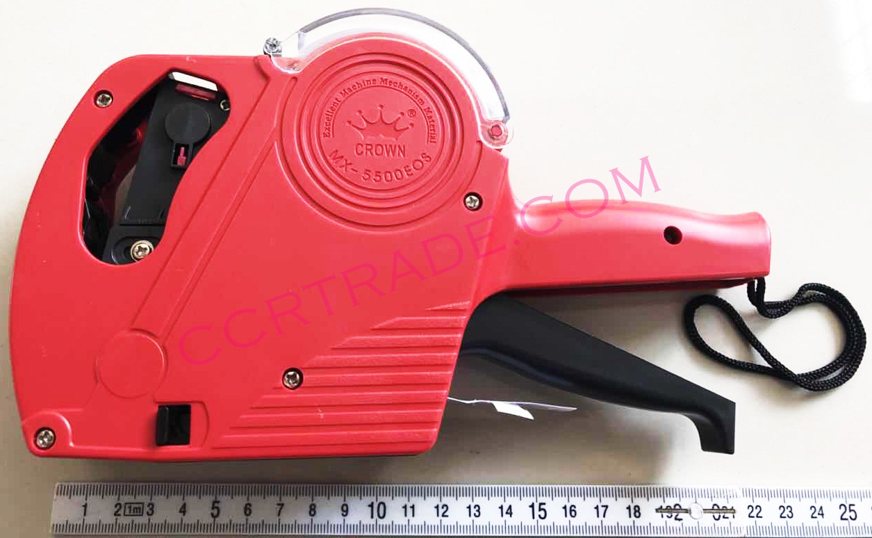 เครื่องตีราคาสีสดจัมโบ้ มีฝาปิด 22.5 ซม.(1x3)