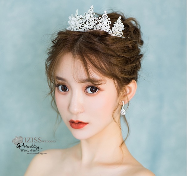 AC023 **พรีออเดอร์**ชุดเทียร่า มงกุฎเพชร ชุดเครื่องประดับเจ้าสาวสวยหรูดุจเจ้าหญิง