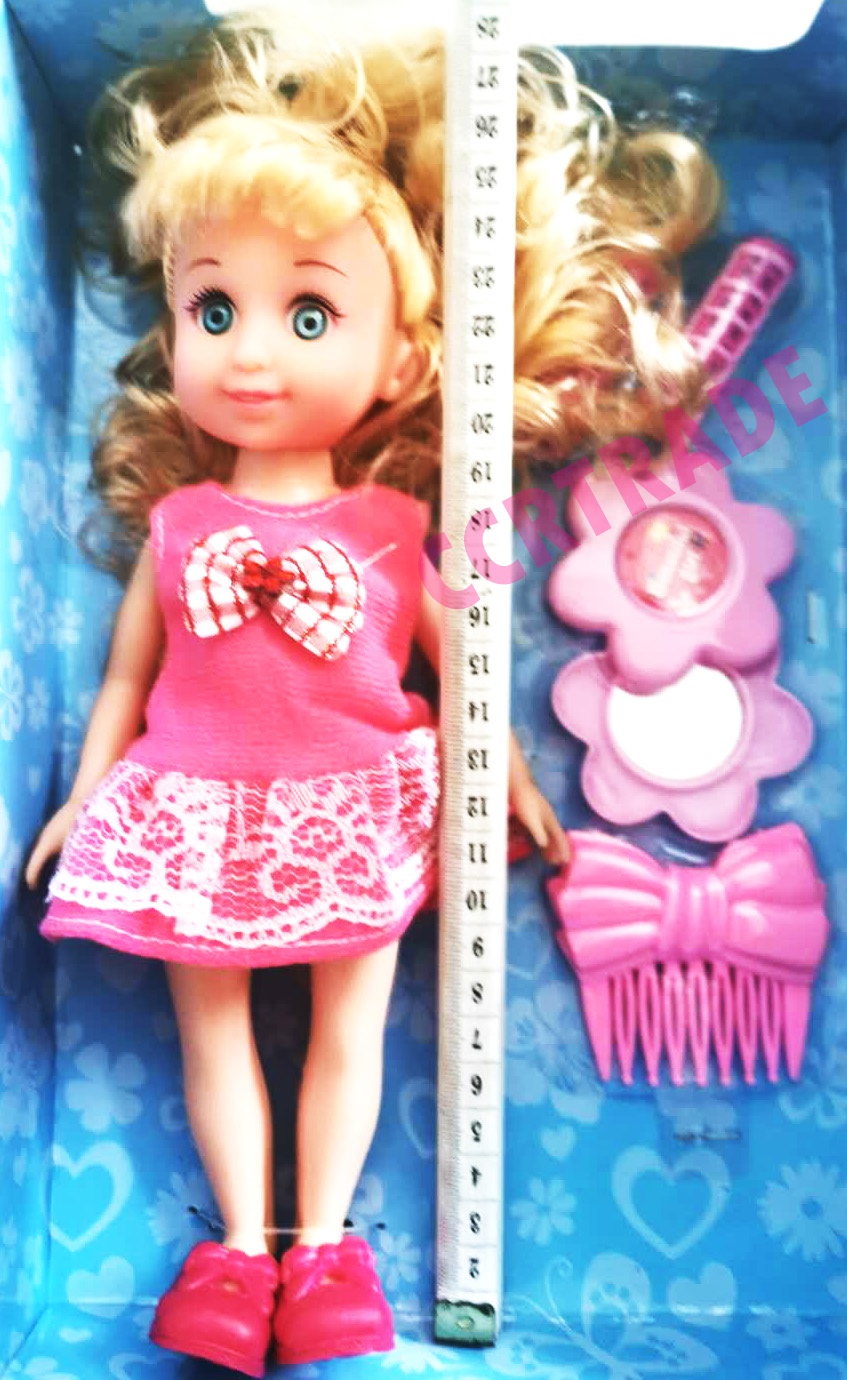 บาร์บี้แต่งตัว+อุปกรณ์ มีเสียงกล่อง 19x27.5 ซม.(1x3)