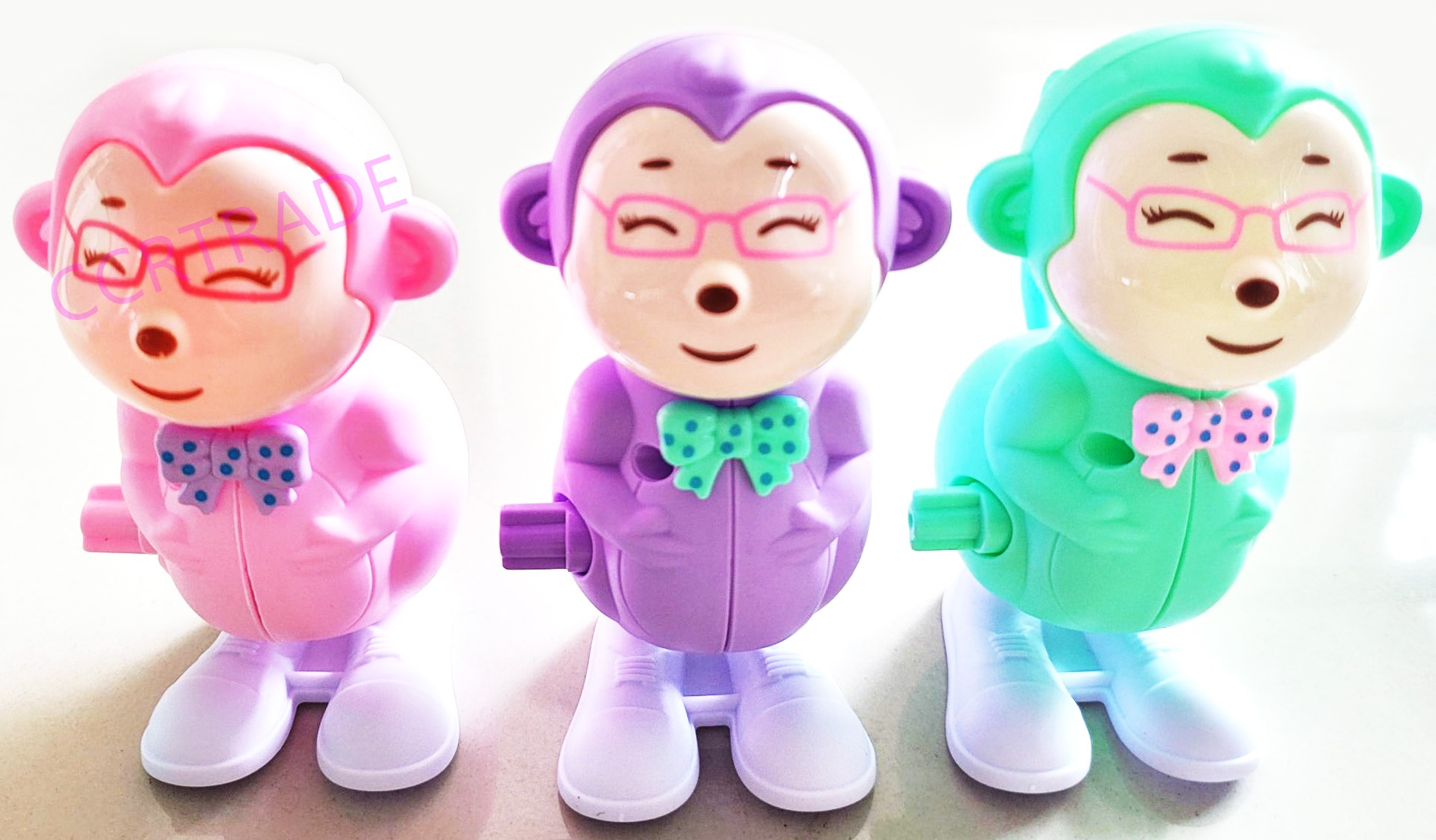 ลิงแว่นสีหวานไขลานกล่อง 7.5x11 ซม.(งานห้าง)