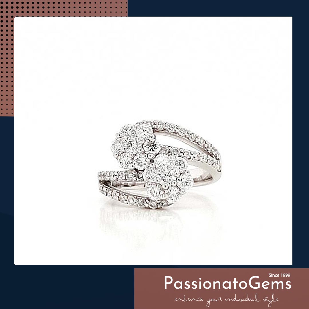 รหัส N1R18K1114-74 แหวนเพชร เพชรน.นรวม 1.62 กะรัต มีวงเดียวเท่านั้น Line : @passiongems (อย่าลืมใส่ @หน้าpassiongems นะคะ)