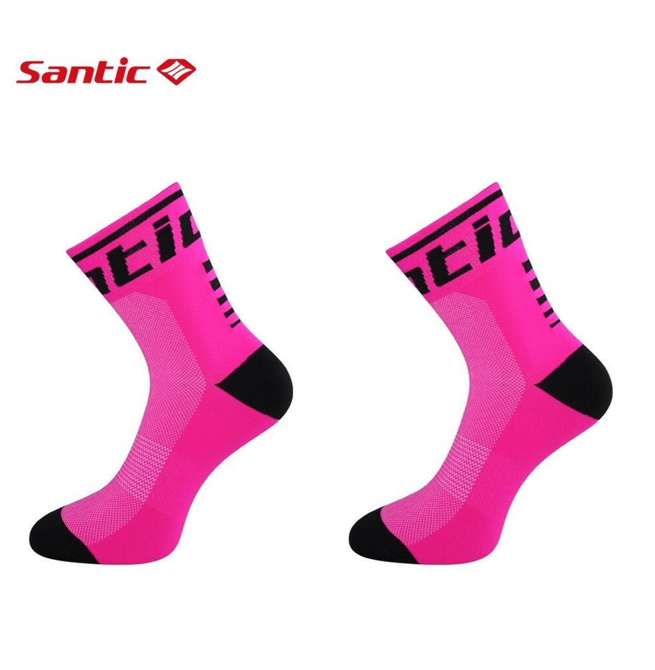 ถุงเท้าปั่นจักรยาน ออกกำลังกาย SANTIC