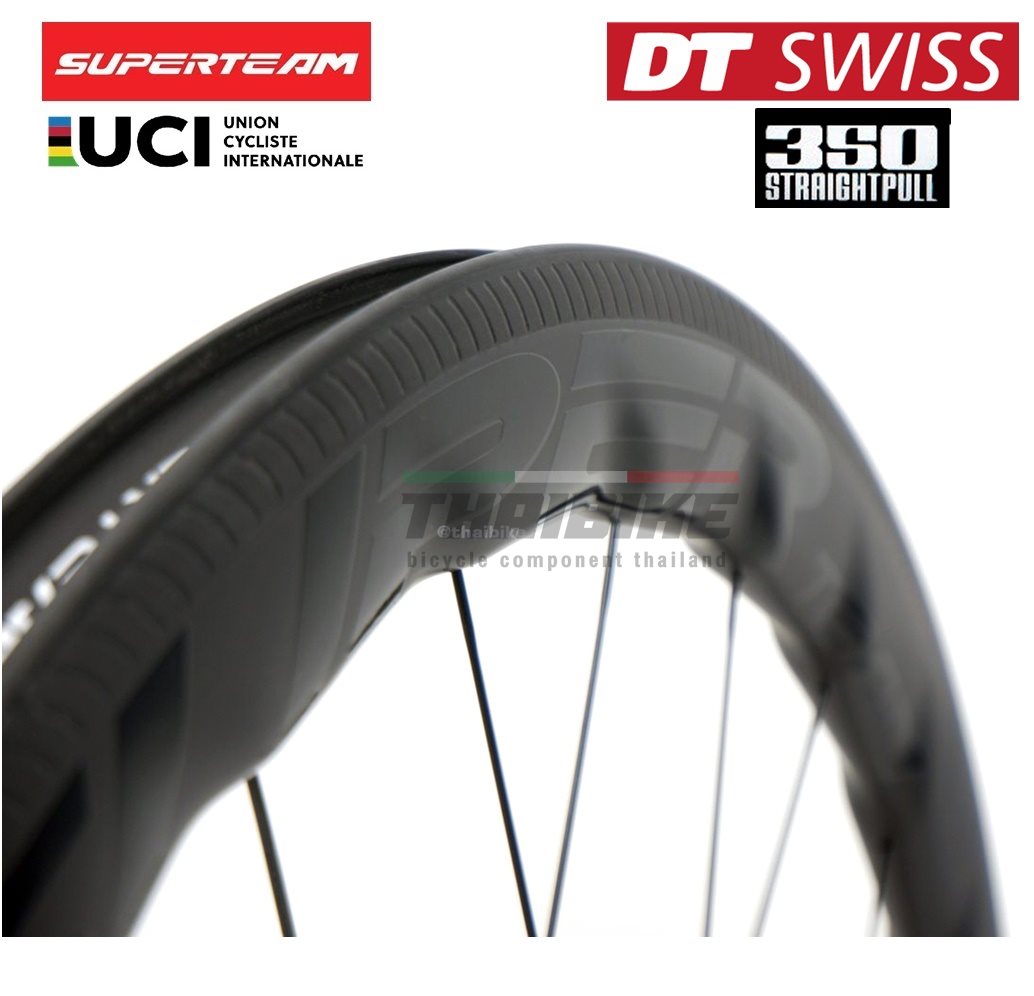 ล้อจักรยานเสือหมอบ คาร์บอน Superteam curvepro Dt350 ประกัน 3 ปี