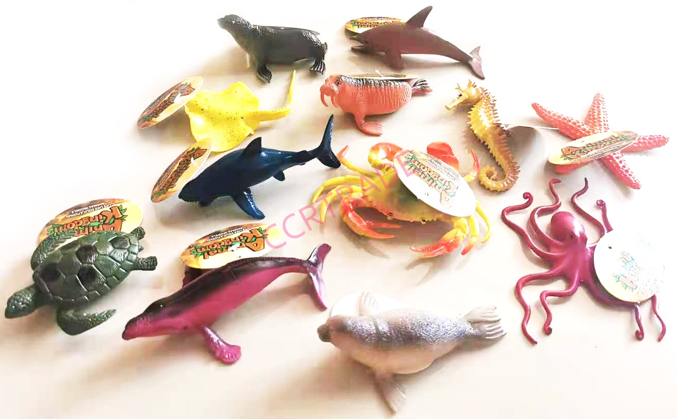 สัตว์ทะเลโมเดลกล่อง 6.5x13 ซม.(1x24)