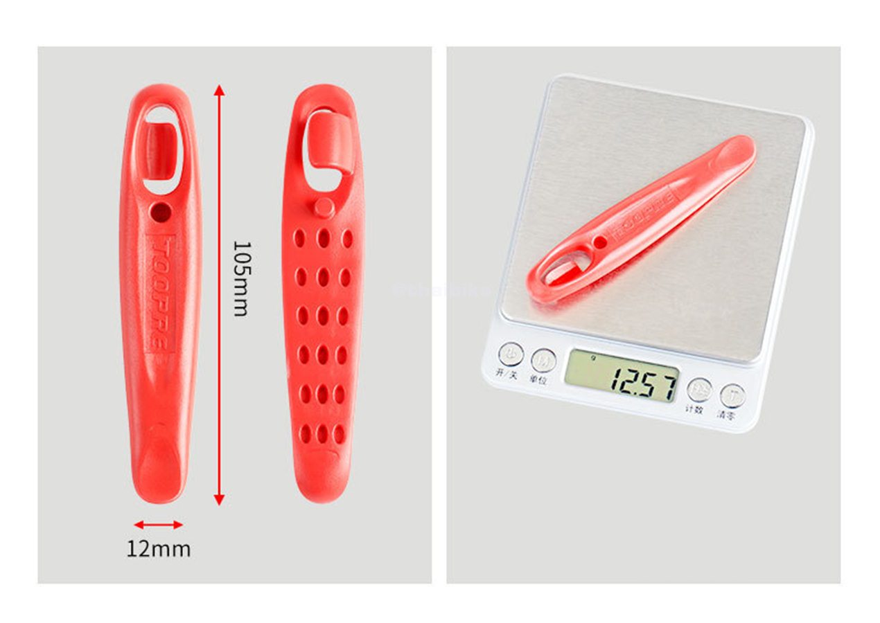 ที่งัดยางจักรยานแบบพลาสติก ชุดปะยาง TOOPRE งานดี แข็งแรง(สีแดง)