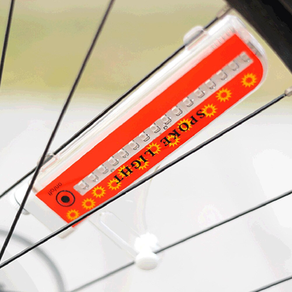 ไฟติดซี่ลวดจักรยาน รุ่นใหญ่พิเศษ ไฟ LED 16หลอด เปลี่ยนไฟได้ 32 รูปแบบ