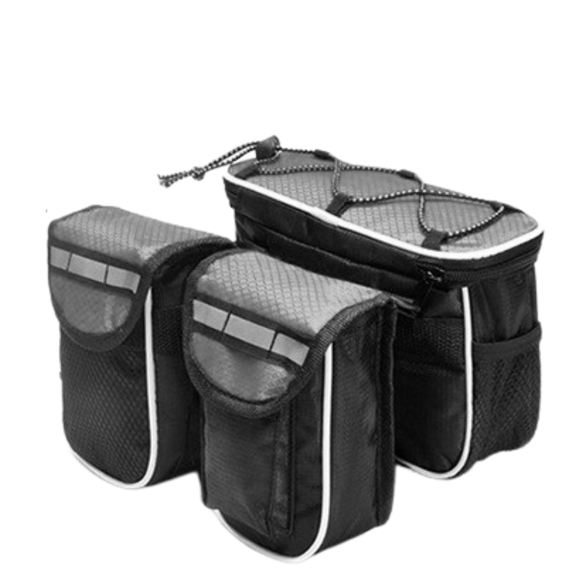 กระเป๋าพาดเฟรมหน้าจักรยานใบใหญ่ 2 ใบ กระเป๋าจักรยาน