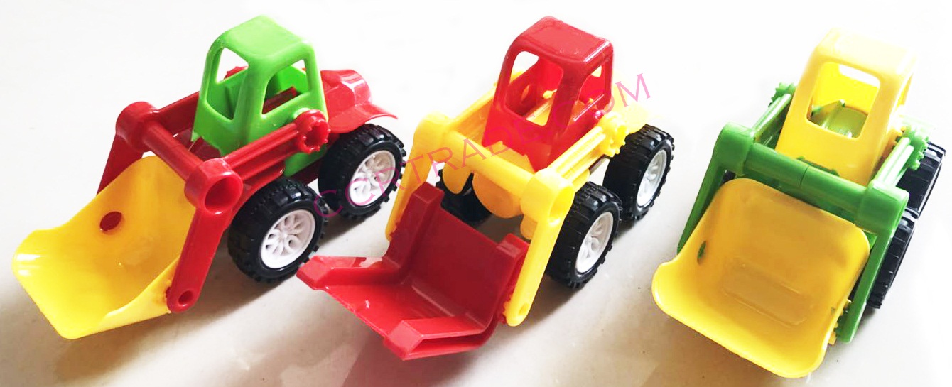 รถก่อสร้างสีสด ไขลานกล่อง 39.5 ซม.