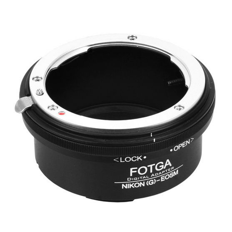Nikon(G)-EOSM Mount Adapter Fotga ปรับรูรับแสงได้ Nikon G AI AIs F(non-AI) AF Lens to Canon EOS M EF-M Mount Camera