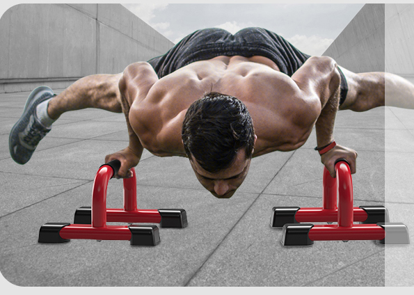 บาร์หกสูง บาร์คู่ Push Up Stand Bar