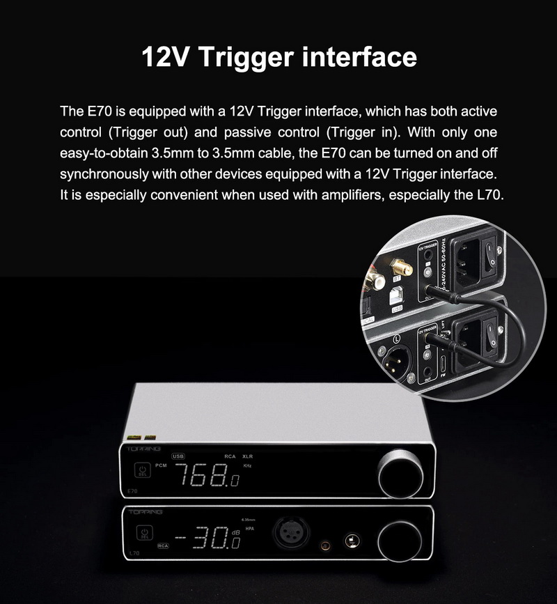 ขาย Topping E70 DAC ตั้งโต๊ะ รองรับ Dual Hi-Res ประกันศูนย์ไทย