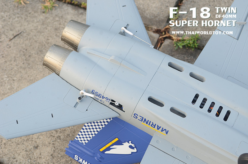 F-18A SUPER HORNET TWIN EDF40MM.RC JET ชุดPNP
