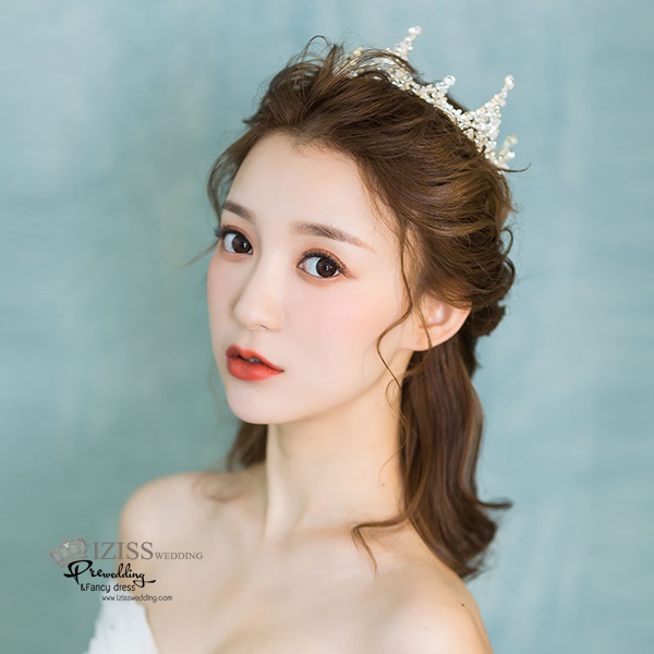 AC024 **พรีออเดอร์**ชุดเทียร่า มงกุฎเพชร ชุดเครื่องประดับเจ้าสาวสวยหรูดุจเจ้าหญิง