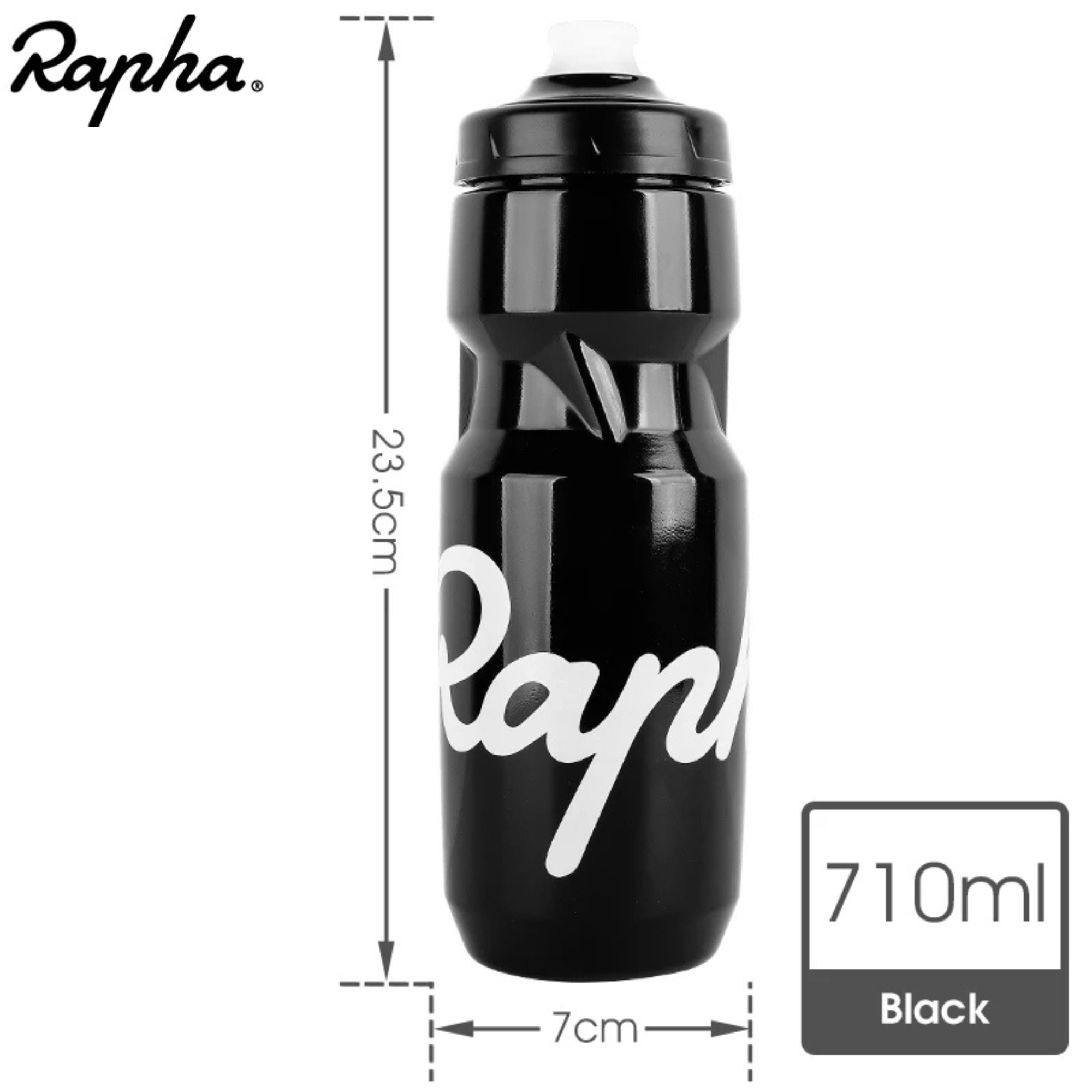 ฝาขวดน้ำพุ่ง NEW !!ขวดน้ำจักรยาน RAPHA ของแท้ พลาสติกนุ่ม ขนาด 610/710ml