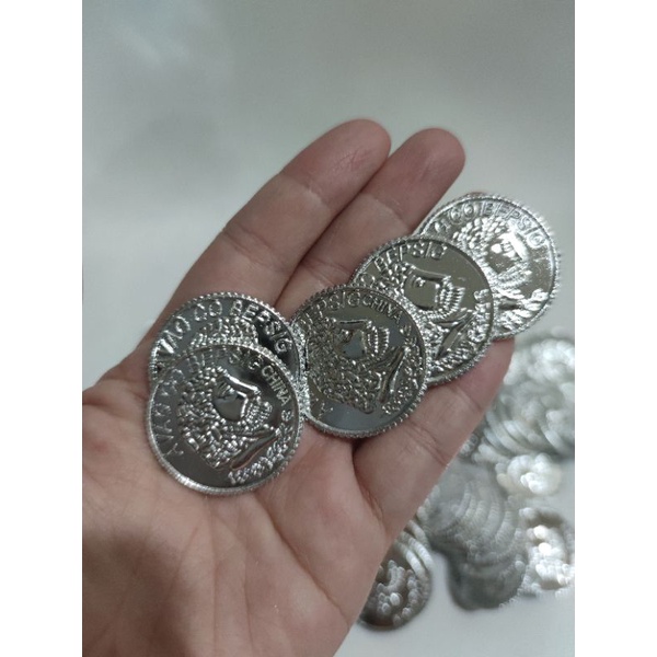 เหรียญทอง💰เงิน เหรียญโจรสลัด ขุมทรัพย์ กล่องสมบัติ เหรียญของเล่น พร้อมส่งจากไทย