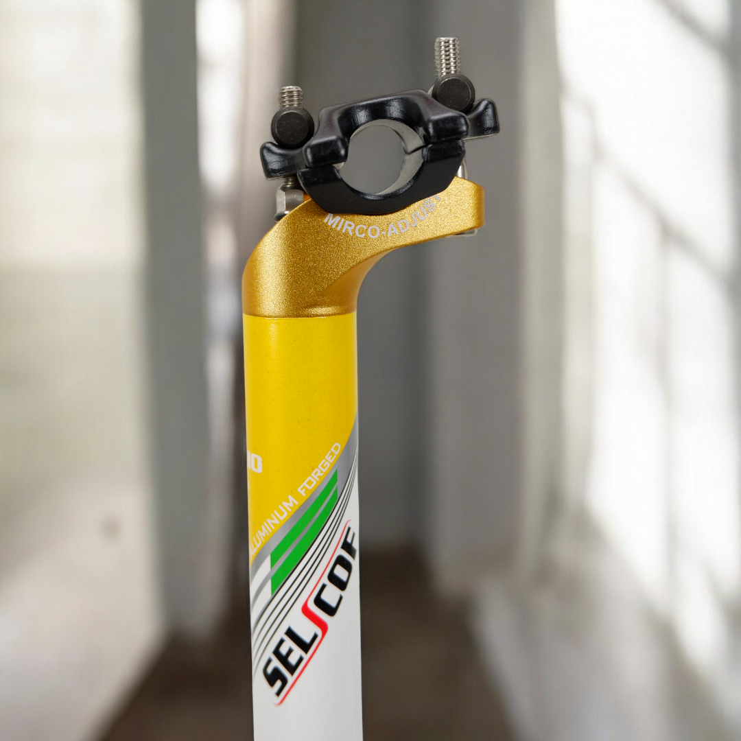 SELCOF Aluminum Seatpost หลักอานอลูมิเนียม เยื้องหลัง ขนาด 27.2x350มม.