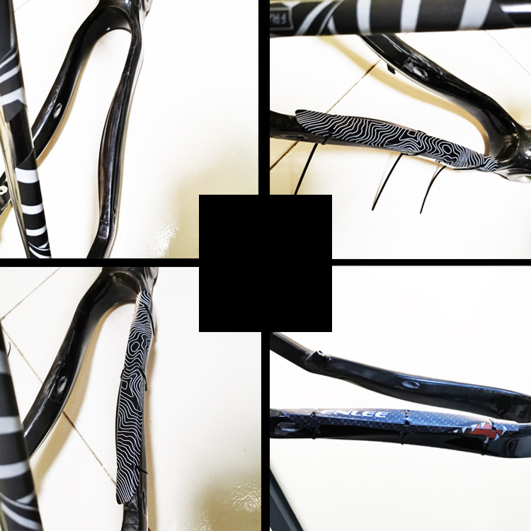 แผ่นพลาสติกกันโซ่ตกโดนเฟรมจักรยาน ป้องกันการเป็นรอย ENLEE