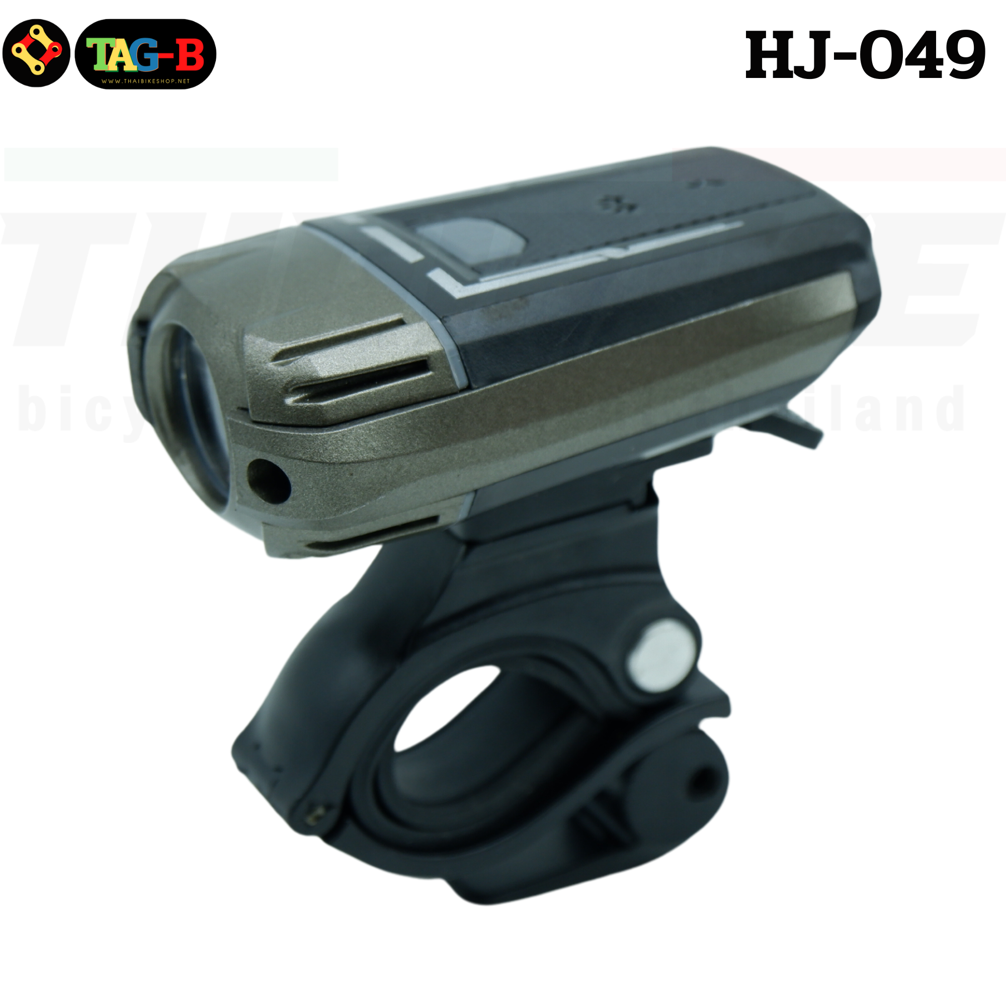 ไฟหน้าจักรยานเสือหมอบ เสือภูเขา SUPERLAVA HJ-049 300Lumen ชาร์จ USB แถมที่ติดหมวก GOPRO