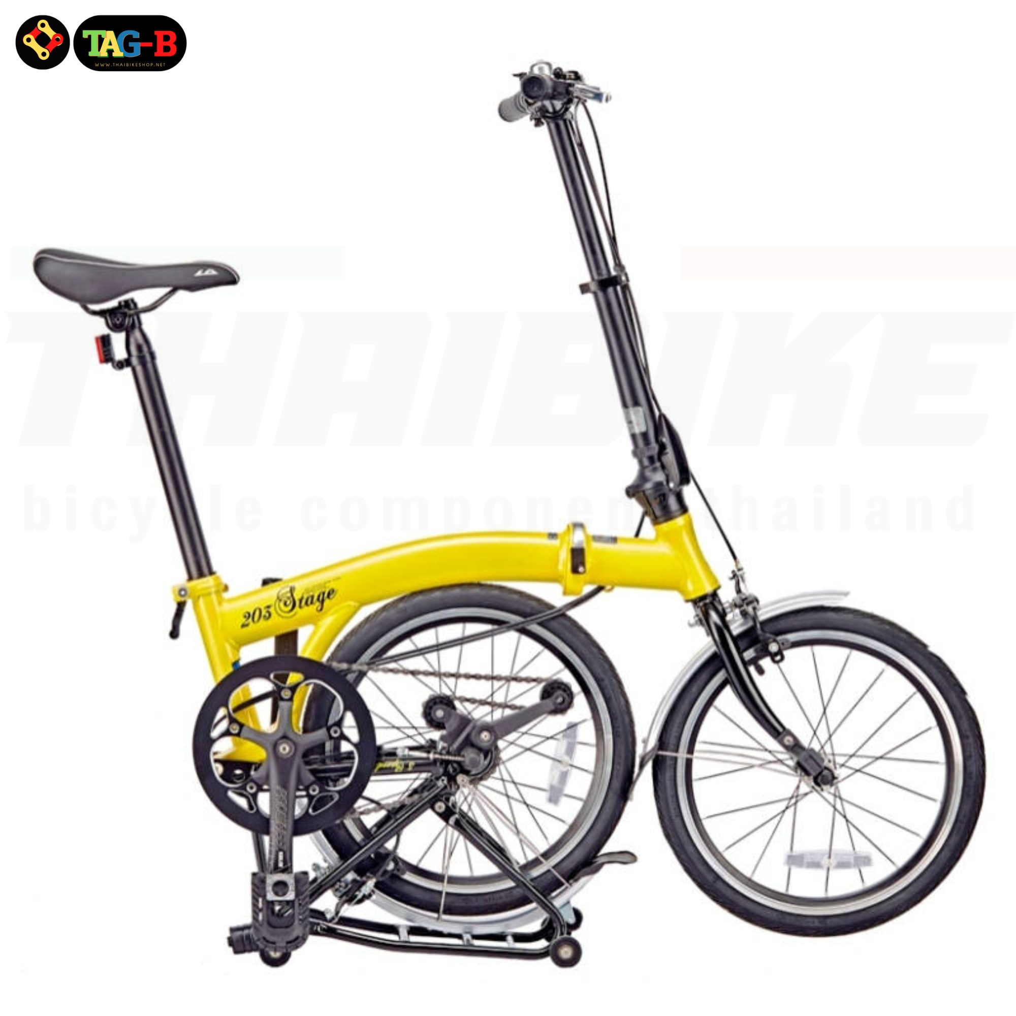 รถจักรยานพับเกียร์ดุม LA NEO STAGE 3 สปีด/SINGLE SPEED (สินค้ามีตำหนิที่ตะแกรงหลังทุกคัน)