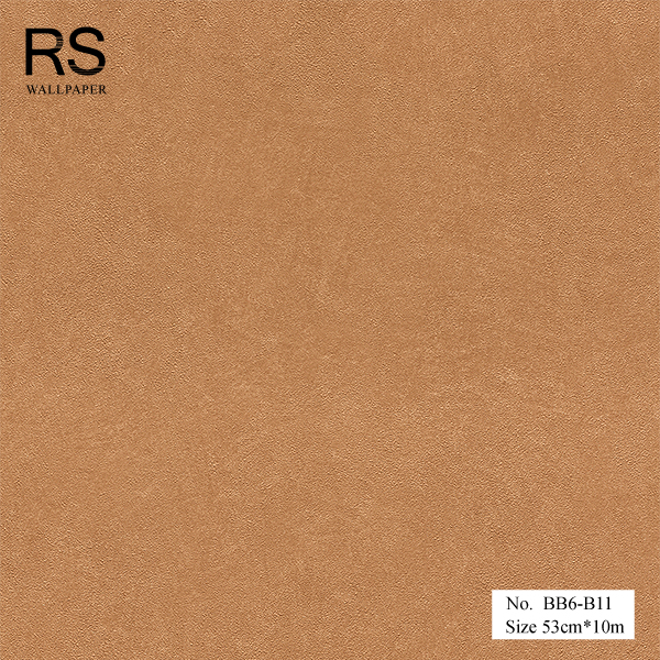 วอลเปเปอร์ สีน้ำตาลส้ม No.BB6-B11