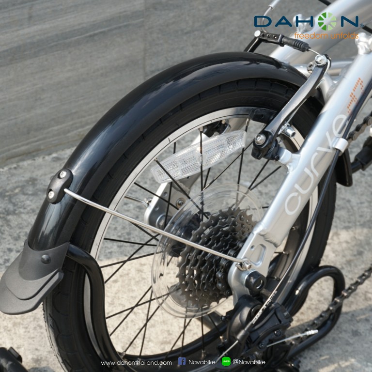 DAHON : CURVE D7 จักรยานพับได้ ล้อ 16" เฟรมอลูมิเนียม 7 สปีด เฟรมอลูมิเนียมทรงโค้ง