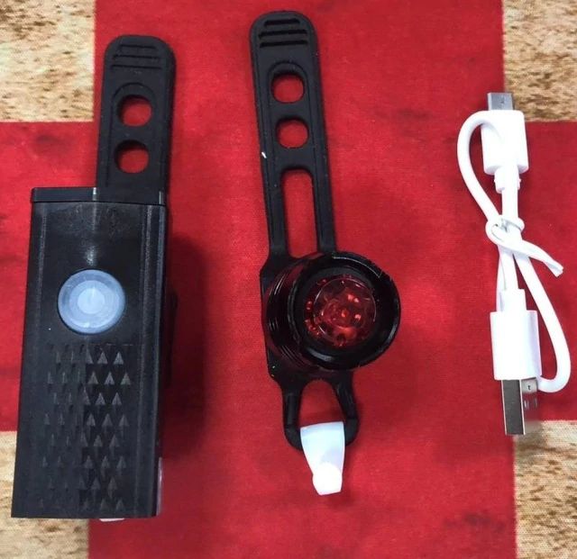 ไฟหน้าชาร์จ RAYPAL 2255 พร้อมไฟท้ายจักรยาน