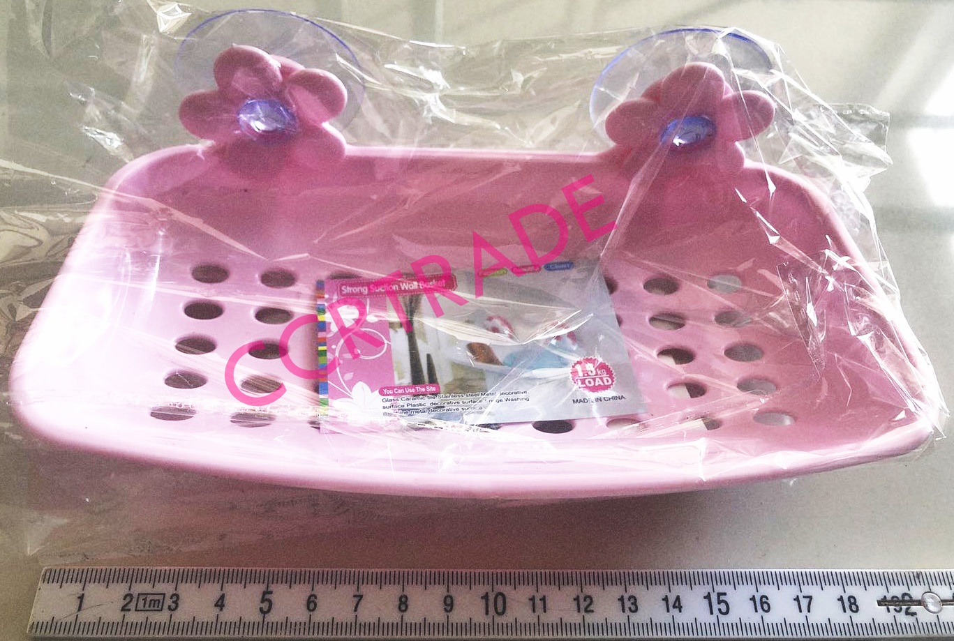 ที่วางสบู่สุญญากาศ สีหวาน 19 ซม.