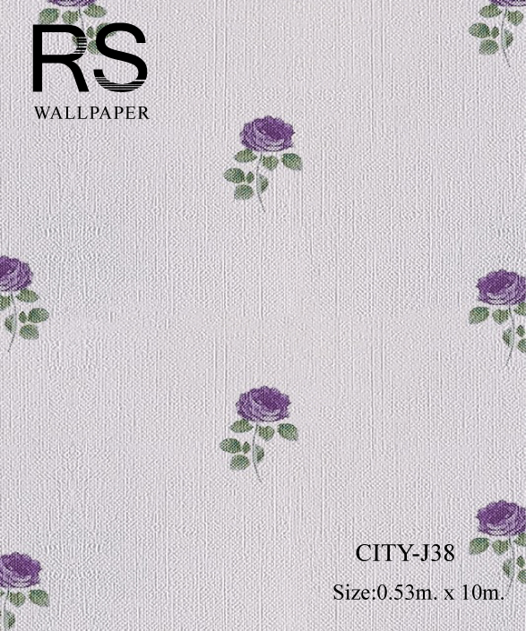 วอลเปเปอร์ลายดอกไม้ CITY-J38
