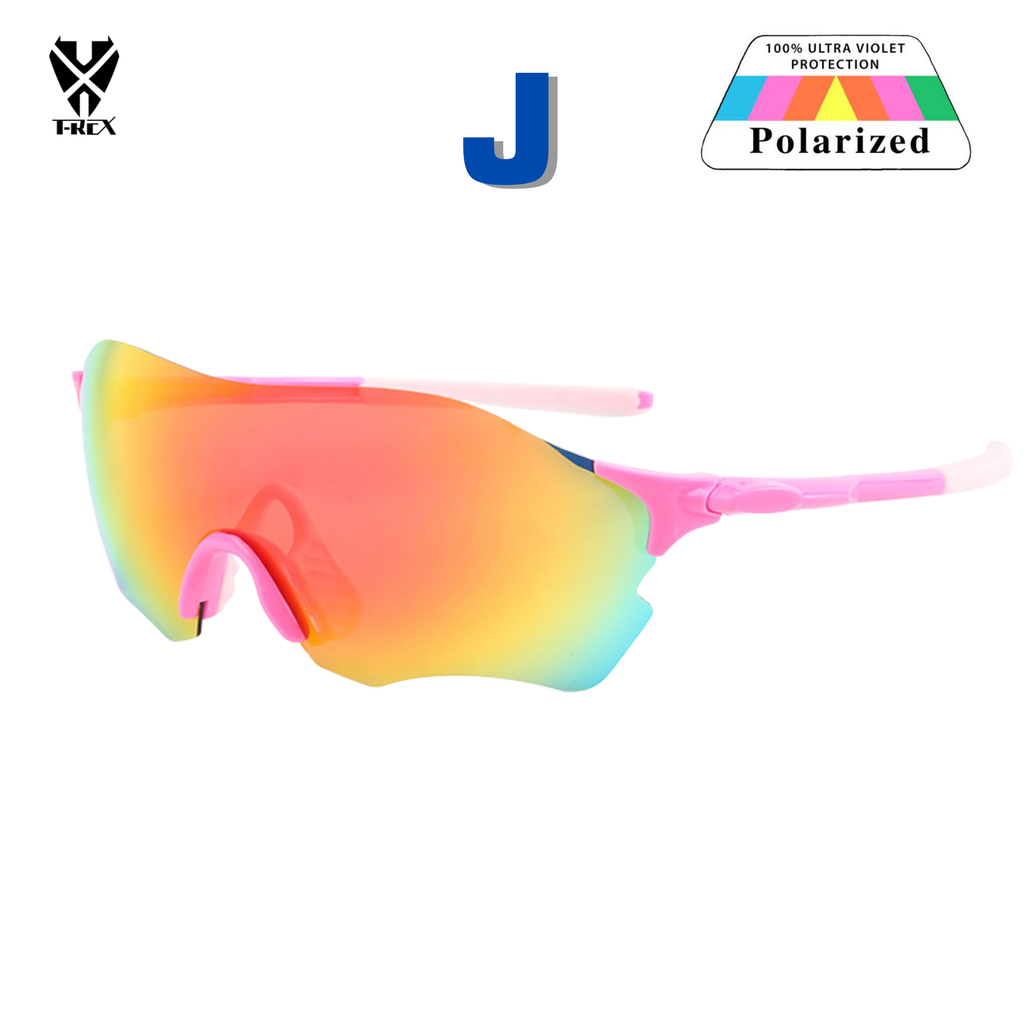 แว่นตาปั่นจักรยาน T-REX รุ่น 866 เลนส์ POLARIZE เลนส์ PC กันแดด กันลม กันฝุ่น UV แว่นกันแดด แว่นปั่น