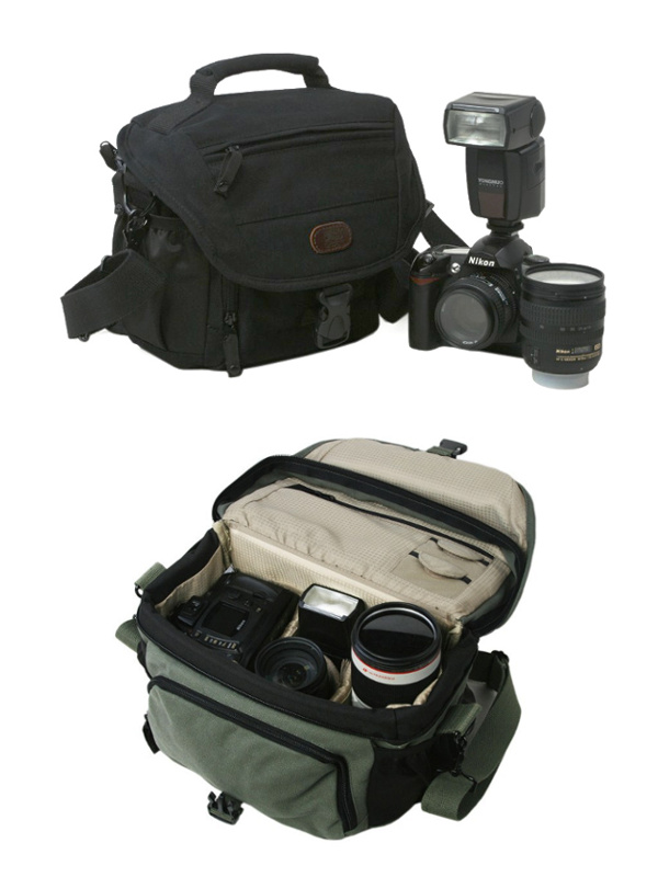 Driftwood Canvas Camera Bag กระเป๋ากล้อง รุ่น 7664 สีดำ เขียว เทา กากี