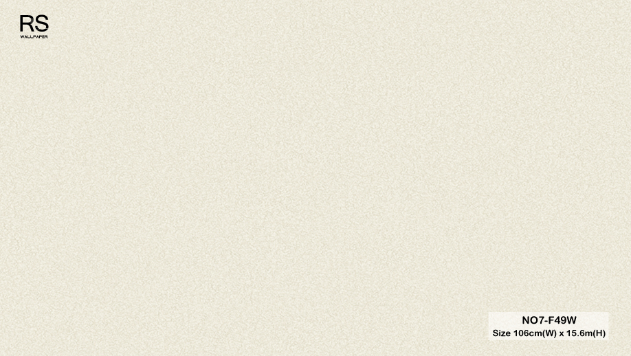 วอลเปเปอร์ สีครีม Ivory NO7-F49W