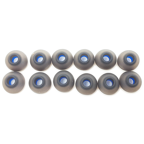 ขาย x-tips Blue จุกยางเนื้อหนา แกนน้ำเงินขนาด 4mm 1 แพค 6 คู่ มี 3 ขนาด