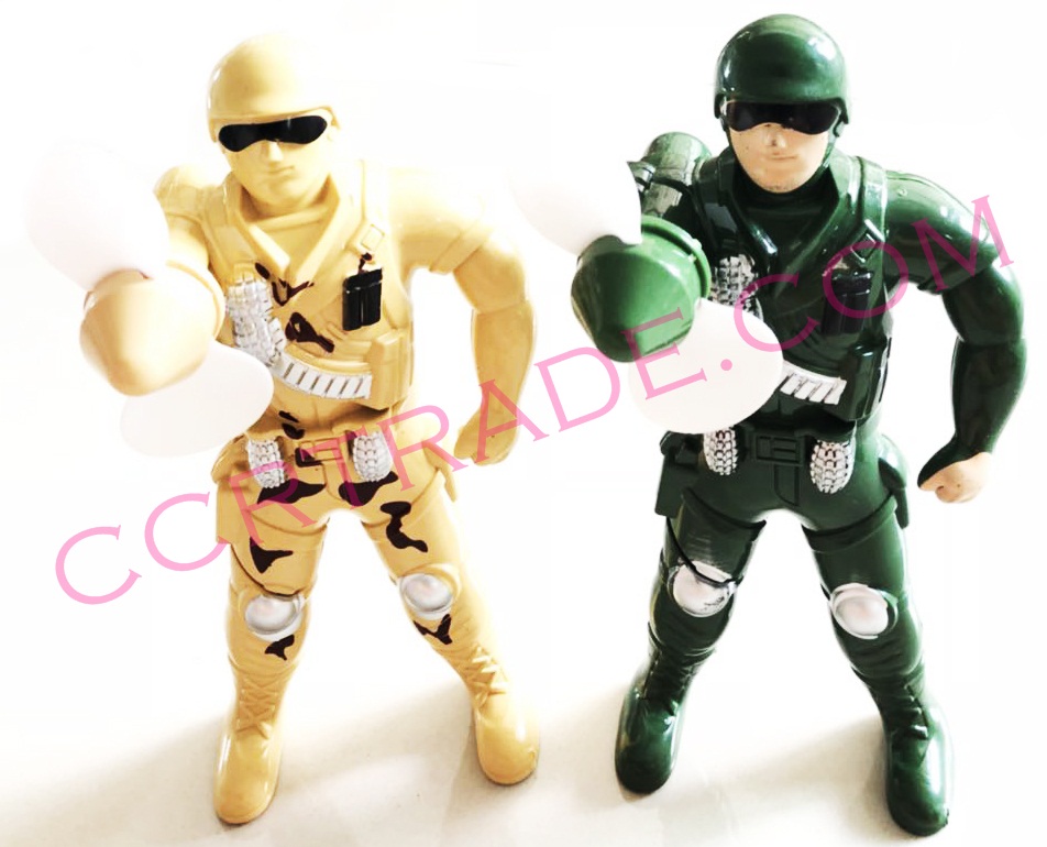 พัดลมทหารขาบีบกล่อง 23 ซม.